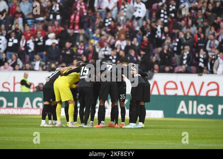 Mayence, Allemagne. 13th novembre 2022. Eintracht Frankfurt Team football/Soccer : match Bundesliga entre 1. FSV Mayence 05 vs Eintracht Frankfurt à Mewa Arena à Mayence, Allemagne . Credit: Itaru Chiba/AFLO/Alay Live News Banque D'Images