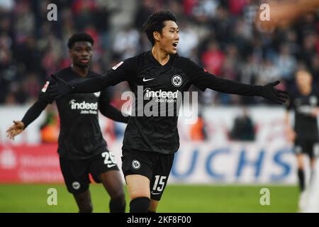 Mayence, Allemagne. 13th novembre 2022. Daichi Kamada (Eintracht Frankfurt) football : Bundesliga match entre 1. FSV Mayence 05 vs Eintracht Frankfurt à Mewa Arena à Mayence, Allemagne . Credit: Itaru Chiba/AFLO/Alay Live News Banque D'Images