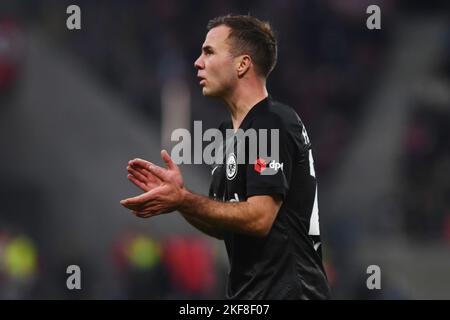 Mayence, Allemagne. 13th novembre 2022. Mario Gotze (Eintracht Frankfurt) football : Bundesliga match entre 1. FSV Mayence 05 vs Eintracht Frankfurt à Mewa Arena à Mayence, Allemagne . Credit: Itaru Chiba/AFLO/Alay Live News Banque D'Images