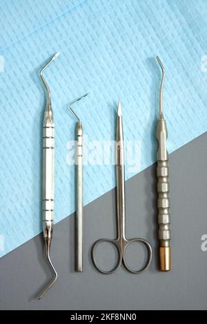 Divers instruments chirurgicaux Banque D'Images