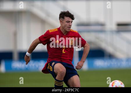 JURADO MARC , ESPAGNE U19 contre ARABIE SAOUDITE U20, hommes, friendly Match, football Wek, Pinatar Arena football Center. Espagne, région de Murcia, San Pedro del Banque D'Images