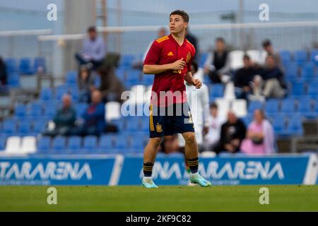 GHARBI ISMAEL, ESPAGNE U19 contre ARABIE SAOUDITE U20, hommes, match amical, Wek de football, Pinatar Arena football Center. Espagne, région de Murcia, San Pedro de Banque D'Images