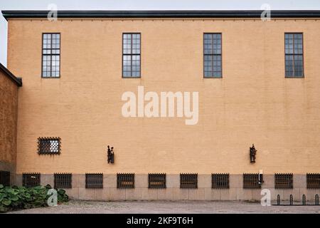 Stockholm, Suède - septembre 2022 : vue extérieure du Musée d'histoire de la Suède (Historiska Museet) Banque D'Images