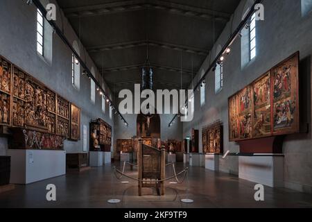 Stockholm, Suède - septembre 2022 : vue intérieure de la salle d'exposition du Musée d'histoire suédois alias Historiska Museet Banque D'Images