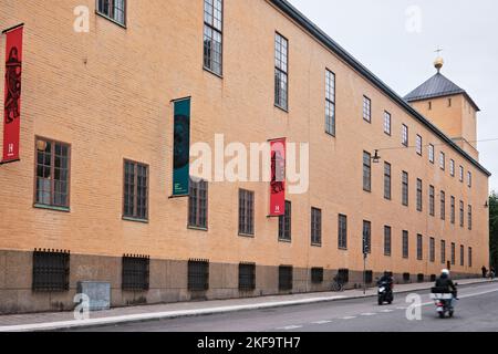 Stockholm, Suède - septembre 2022 : vue extérieure du Musée d'histoire de la Suède (Historiska Museet) Banque D'Images