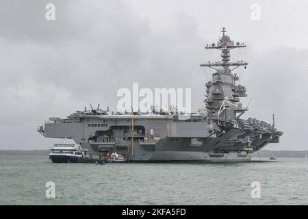 USS GERALD R. FORD Banque D'Images