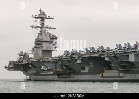 USS GERALD R. FORD Banque D'Images