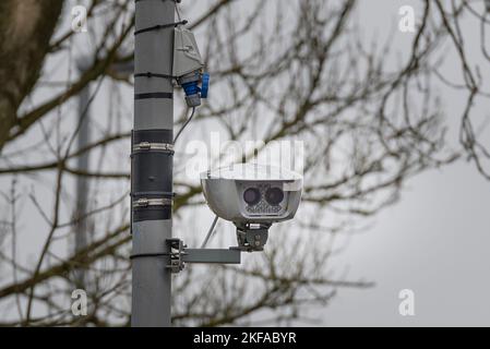 Edenfield, Grand Manchester. Nouveau panneau indiquant la zone d'air pur controversée qui sera en service à partir du 30 mai 2022 Banque D'Images