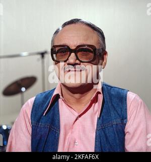 Sonntagskonzert, Sendereihe am Sonntagmittag, Deutschland 1978, Regie: H. Rost, Mitwirkende: Mundharmonikaspieler Toots Thielemans, belgischer Musiker des Modern Jazz. Banque D'Images