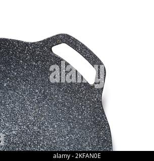 fait partie d'un moule métallique portable mince et peu profond sur fond blanc Banque D'Images