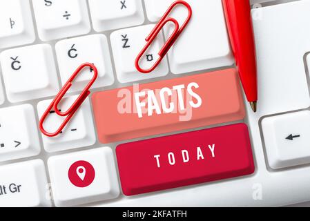 Écriture affichant des variables de texte. Approche d'affaires quelque chose qui est connu pour être arrivé ou d'exister ont prouvé vrai Banque D'Images