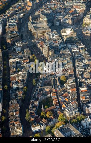 Antenne de la ville intérieure d'Amsterdam, pays-Bas Banque D'Images