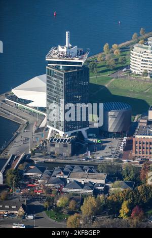 Antenne de la tour A'DAM à Amsterdam, pays-Bas Banque D'Images