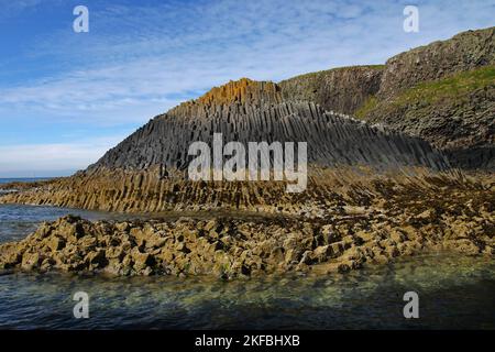 Staffa, Hebrides, Hébrides intérieures, Îles intérieures, Écosse, Royaume-Uni, Grande-Bretagne Banque D'Images