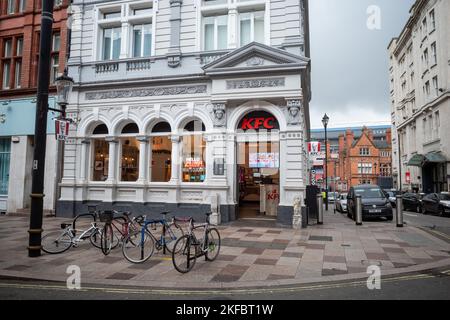 KFC, St Mary St, Cardiff, pays de Galles Banque D'Images