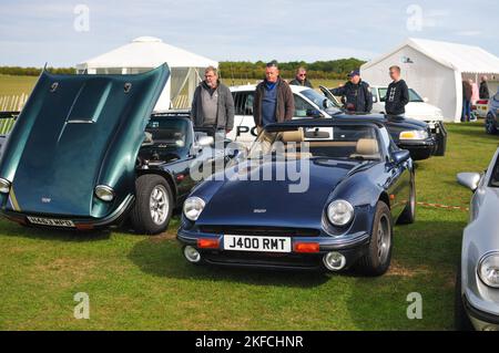 TVR série S voiture de sport britannique fabriquée à Blackpool en Angleterre au Royaume-Uni Banque D'Images