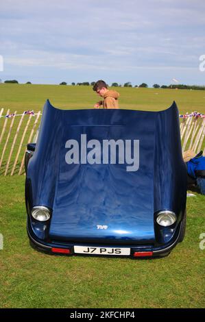 TVR série S voiture de sport britannique fabriquée à Blackpool en Angleterre au Royaume-Uni Banque D'Images