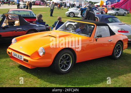 TVR série S voiture de sport britannique fabriquée à Blackpool en Angleterre au Royaume-Uni Banque D'Images