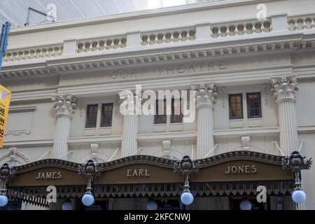 Le théâtre James Earl Jones était autrefois le Cort, 2022, NYC, Etats-Unis Banque D'Images