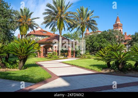 Campus historique de Flagler College, Old City St. Augustine, Floride. (ÉTATS-UNIS) Banque D'Images