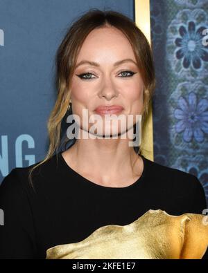 17 novembre 2022, Beverly Hills, Californie, Etats-Unis: Olivia Wilde participe à la première de ''Women Talking' à Los Angeles (Credit image: © Billy Bennight/ZUMA Press Wire) Banque D'Images