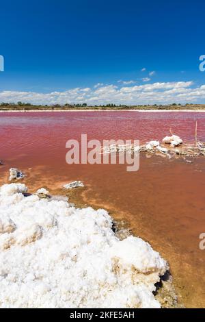 Salin de Giraud en Camargue, Provence, France Banque D'Images