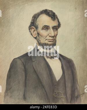 Abraham Lincoln, vers 1934. Banque D'Images