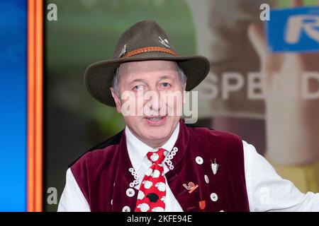 Hurth, Allemagne. 18th novembre 2022. Schaefer HEINRICH, 27th RTL don marathon 'We help Children', télévision, 17 novembre-18th, 2022. Credit: dpa/Alay Live News Banque D'Images