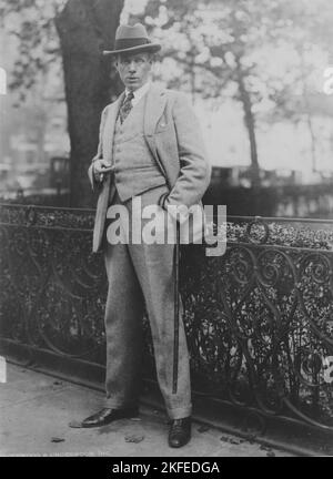 Sinclair Lewis. Écrivain et dramaturge américain. Né le 7 1885 février au 10 1951 janvier. Il est devenu le premier écrivain des États-Unis à recevoir le prix Nobel de littérature. Il est surtout connu pour ses romans main Street, Babbitt, Arrowsmith, Elmer Gantry, Dodsworth et cela ne peut pas se produire ici. Cirka 1914 Banque D'Images