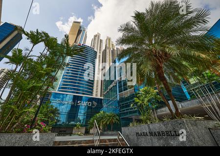 Plaza Marbella, Panama, République de Panama, en Amérique centrale, l'Amérique Banque D'Images