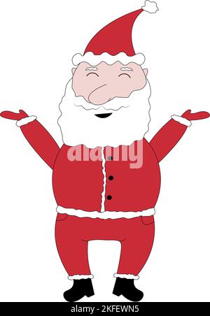 Joyeux noël fou drôle Père noël Banque D'Images