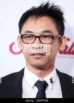 BEVERLY HILLS, LOS ANGELES, CALIFORNIE, États-Unis - NOVEMBRE 17 : le réalisateur, producteur, scénariste et auteur de bandes dessinées australien James WAN arrive aux American Cinematheque Awards 36th, qui se tiennent à l'hôtel Beverly Hilton sur 17 novembre 2022 à Beverly Hills, Los Angeles, Californie, États-Unis. (Photo de Xavier Collin/image Press Agency) Banque D'Images