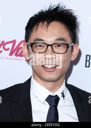 BEVERLY HILLS, LOS ANGELES, CALIFORNIE, États-Unis - NOVEMBRE 17 : le réalisateur, producteur, scénariste et auteur de bandes dessinées australien James WAN arrive aux American Cinematheque Awards 36th, qui se tiennent à l'hôtel Beverly Hilton sur 17 novembre 2022 à Beverly Hills, Los Angeles, Californie, États-Unis. (Photo de Xavier Collin/image Press Agency) Banque D'Images
