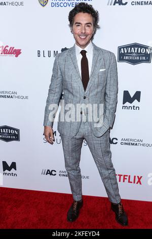 Beverly Hills, États-Unis. 17th novembre 2022. BEVERLY HILLS, LOS ANGELES, CALIFORNIE, États-Unis - NOVEMBRE 17 : réalisateur, producteur, acteur et fondateur canadien de 21 tours Entertainment Shawn Levy arrive aux American Cinematheque Awards 36th qui ont fait l'honneur à Ryan Reynolds à l'hôtel Beverly Hilton de 17 novembre 2022 à Beverly Hills, Los Angeles, Californie, États-Unis. (Photo de Xavier Collin/image Press Agency) Credit: Image Press Agency/Alay Live News Banque D'Images