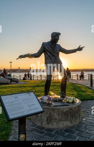 Billy Fury statue Banque D'Images