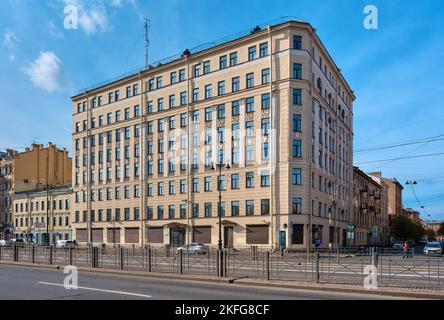 Pavlov ancienne maison rentable, 1913-1914, à l'heure actuelle, le principal département d'enquête du Ministère de l'intérieur de la Fédération de Russie Banque D'Images