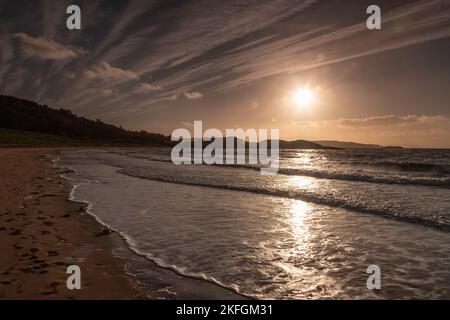 Plage de Gairloch sur la côte atlantique du nord-ouest de l'Écosse Banque D'Images