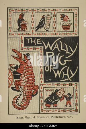 Le tapis Wally Pug of Why, C1896. Banque D'Images