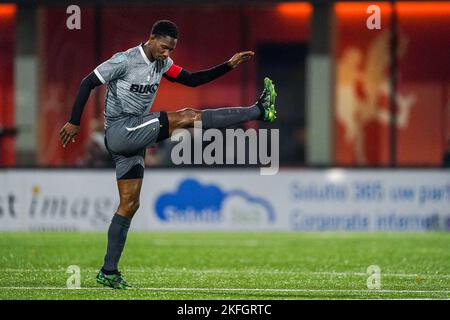 EINDHOVEN, PAYS-BAS - NOVEMBRE 18 : Glynor Plet de Telstar pendant le match néerlandais Keuken Kampioen Divie entre le FC Eindhoven et sc Telstar au stade Jan Louwers sur 18 novembre 2022 à Eindhoven, pays-Bas (photo de Joris Verwijst/Orange Pictures) Banque D'Images