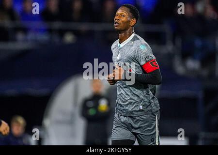 EINDHOVEN, PAYS-BAS - NOVEMBRE 18 : Glynor Plet de Telstar pendant le match néerlandais Keuken Kampioen Divie entre le FC Eindhoven et sc Telstar au stade Jan Louwers sur 18 novembre 2022 à Eindhoven, pays-Bas (photo de Joris Verwijst/Orange Pictures) Banque D'Images