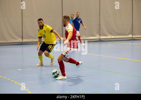 Sandefjord, Norvège. 14th septembre 2022. Sandefjord, Norvège, 14 septembre 2022: Action pendant le match de la coupe nordique entre le Danemark et la Suède à Sandarhallen à Sandefjord, Norvège (Ane Frosaker/SPP) crédit: SPP photo de la presse sportive. /Alamy Live News Banque D'Images