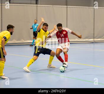 Sandefjord, Norvège. 14th septembre 2022. Sandefjord, Norvège, 14 septembre 2022: Action pendant le match de la coupe nordique entre le Danemark et la Suède à Sandarhallen à Sandefjord, Norvège (Ane Frosaker/SPP) crédit: SPP photo de la presse sportive. /Alamy Live News Banque D'Images