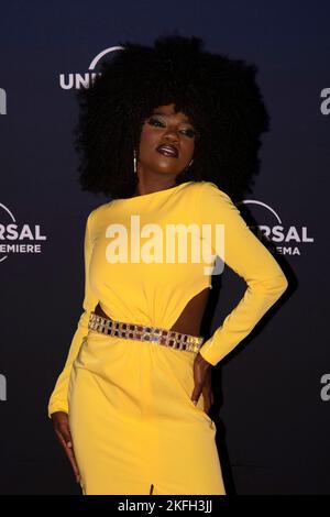 Mexico, Mexico, MEXIQUE. 17th novembre 2022. L'actrice CHIQUY BOMBOM pose sur le tapis rouge de NBCUniversal UpFront, à Mexico (Credit image: © Jorge Nunez/ZUMA Press Wire) Banque D'Images