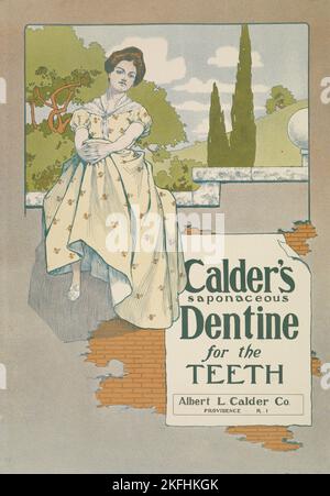 Dentine saponacée de Calder pour les dents, C1895 - 1917. Banque D'Images