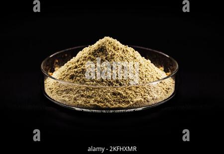 Carbonate ferreux, agent antianémique, source de fer utilisé comme supplément alimentaire, complétant la carence en fer dans le traitement de l'anémie et comme FO Banque D'Images