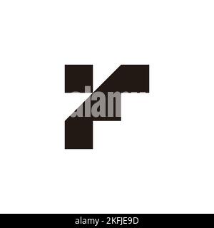 Lettre RM mr r m point géométrique symbole simple logo vecteur Illustration de Vecteur