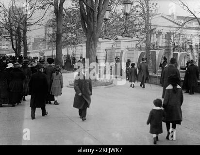 Femme au suffrage - parade du piquet, 1917. Banque D'Images