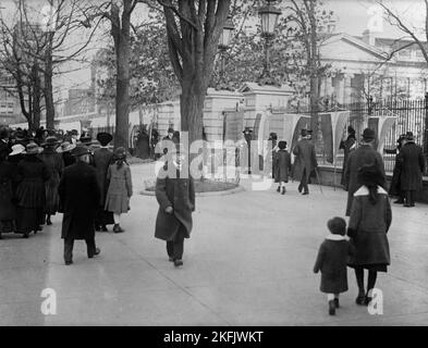 Femme au suffrage - parade du piquet, 1917. Banque D'Images