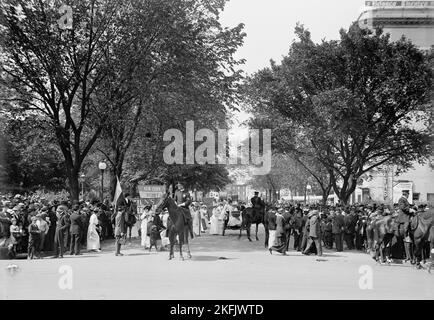 Femme au suffrage - Parade, 1914 mai, 1914 mai. Banque D'Images