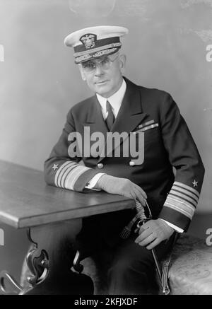 Standley, William H. Admiral. Portrait, 1935. Banque D'Images